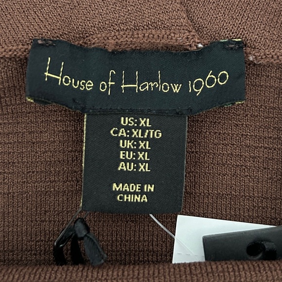 House of Harlow 1960 Wide Strap Knit Crop Tank Top NWT (XL) - Picture 5 of 11